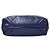 Borsa a spalla in pelle blu navy Chanel - vista 3