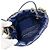 Borsa a spalla in pelle blu navy Chanel - vista 5