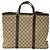 Gucci GG Canvas Tragetasche Braun Beige - Ansicht 2