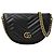 Borsa a Spalla in Pelle GG Marmont di Gucci Nero