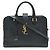 Borsa in pelle Monogram Cabas Yves Saint Laurent Blu