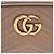Bolso de cámara pequeño Gucci Matelassé de cuero GG Marmont Castaño Beige - vista 9