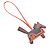 Pendente in pelle Rodeo PM di Hermès Marrone - vista 3