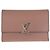 Cartera Compacta Capucines Louis Vuitton de Cuero Rosa