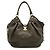 Louis Vuitton Mahina Leder Monogram L Tote Bag Grau