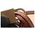 Hermès Collana Hermes Kelly GM Placcata Oro Pelle Marrone - vista 2