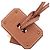 Hermès Collana Hermes Kelly GM Placcata Oro Pelle Marrone - vista 7