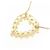 Autre Marque Collana in perle Akoya a forma di cuore Au750 D'oro - vista 4
