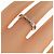 Autre Marque Anello STAR JEWELRY in Oro Bianco di Platino e Diamante Argento - vista 5