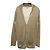 Autre Marque Cárdigan de lino tres puntos Beige Crudo