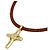 Bulgari Collana choker croce in oro giallo 18K Bvlgari