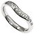 Tiffany & Co. Diamantring mit gebogenem Band aus Platin 950