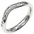 Tiffany & Co. Diamantring mit gebogenem Band aus Platin 950 - Ansicht 2