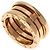 Bulgari Anello Bvlgari B-zero1 a 2 bande in oro rosa 18K D'oro