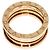 Bulgari Anello Bvlgari B-zero1 a 2 bande in oro rosa 18K D'oro - vista 4