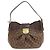 Borsa a Spalla Sistina MM N41541 di Louis Vuitton Marrone Damier ebene