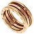 Bulgari Bvlgari B-zero1 2-Band Ring aus Roségold Golden