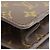 Malette en toile Monogram Louis Vuitton Marron Monogramme - vue 26