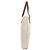 Jimmy Choo Logo Tote Bag aus beigem Canvas - Ansicht 3