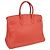 Borsa Hermès Birkin Taurillon Clemence 35 Rosso - vista 2