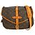 Borsa Saumur Louis Vuitton in tela Monogram 30 Marrone