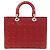Borsa a mano 2 in 1 Christian Dior Lady Rosso - vista 2
