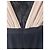 Autre Marque Abito nero e beige con pizzo - vista 4