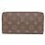 Zippy Cartera larga de lona Monogram Louis Vuitton Monograma
