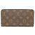 Zippy Cartera larga de lona Monogram Louis Vuitton Monograma - vista 2