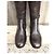 Autre Marque Botas AGL de cuero marrón oscuro - vista 3