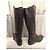 Autre Marque Botas AGL de cuero marrón oscuro - vista 4
