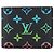 Slender Louis Vuitton Monogram Gradient Geldbörse im Bi-Fold-Format Schwarz Mehrfarben