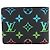 Slender Louis Vuitton Monogram Gradient Geldbörse im Bi-Fold-Format Schwarz Mehrfarben - Ansicht 3