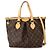 Borsa Tote Palermo PM Monogramma Louis Vuitton Marrone