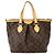 Borsa Tote Palermo PM Monogramma Louis Vuitton Marrone - vista 3