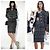 Timeless Chanel 14P Black Grid Tweed Braided Trim Double Breasted Jacket FR 36 Silvery White - view 7