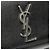 Borsa a Spalla Kate Small Chain di Saint Laurent Nero - vista 5