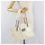 Borsa Boy Chanel in pelle verniciata bianca con catena, CC argento, Auth YKZ1054A Bianco - vista 24