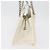 Borsa Boy Chanel in pelle verniciata bianca con catena, CC argento, Auth YKZ1054A Bianco - vista 5