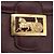Borsa a spalla CÉLINE Carrozza in pelle Bordeaux Oro Auth 174318A D'oro Bordò - vista 14
