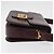 Borsa a spalla CÉLINE Carrozza in pelle Bordeaux Oro Auth 174318A D'oro Bordò - vista 4