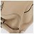 Borsa a mano Gancini in pelle beige e argento di Salvatore Ferragamo Auth hk3582 - vista 10