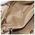 Borsa a mano Gancini in pelle beige e argento di Salvatore Ferragamo Auth hk3582 - vista 15
