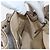 Borsa a mano Gancini in pelle beige e argento di Salvatore Ferragamo Auth hk3582 - vista 19