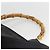 Borsa a Spalla in Pelle Gucci Bamboo 2way Nera Oro 001 2123 1577 Auth am11264 Nero D'oro - vista 8