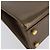 Salvatore Ferragamo Borsa a mano Gancini in pelle verniciata marrone e oro Auth hk3581 D'oro - vista 12