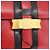 Céline Borsa a mano CELINE in pelle rossa dorata Auth YKZ1471A Rosso D'oro - vista 15