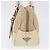 PRADA Borsa a mano in tela beige argento Auth YKZ813 - vista 4