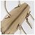 PRADA Borsa a mano in tela beige argento Auth YKZ813 - vista 6