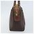 Céline Sac à main en toile Macadam CELINE en cuir PVC marron doré Auth YKZ329 - vue 4